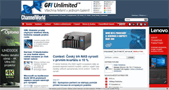 Desktop Screenshot of channelworld.cz