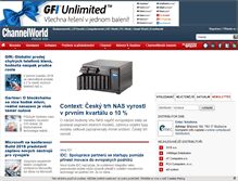 Tablet Screenshot of channelworld.cz